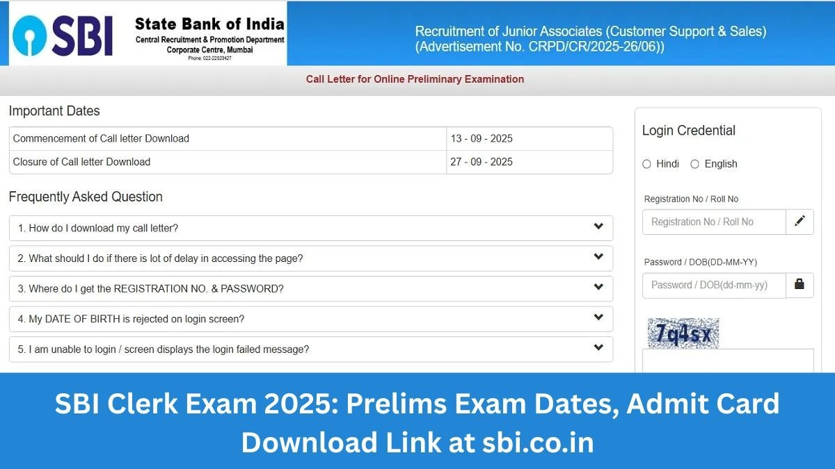 sbi-clerk-exam-2025-prelims-admit-card-download